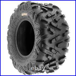 Set of 4, 19x7-8 & 18x9.5-8 Replacement ATV UTV Tires 6 Ply A051 by SunF