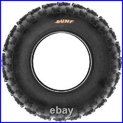 Set of 4, 21x7-10 & 20x10-9 Replacement ATV All Trail 6 Ply Tires A027 by SunF