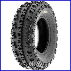 Set of 4, 21x7-10 & 20x10-9 Replacement ATV All Trail 6 Ply Tires A027 by SunF