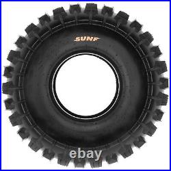 Set of 4, 21x7-10 & 20x10-9 Replacement ATV All Trail 6 Ply Tires A027 by SunF