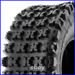 Set of 4, 21x7-10 & 20x10-9 Replacement ATV All Trail 6 Ply Tires A027 by SunF