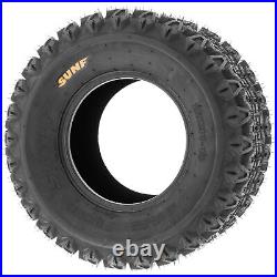 Set of 4, 21x7-10 & 22x11-10 Replacement ATV UTV Tires 4 Ply G003 by SunF