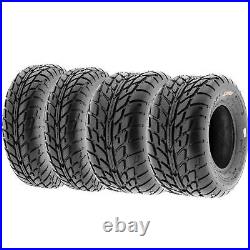 Set of 4, 22x7-10 & 20x10-9 Replacement ATV UTV 6 Ply Tires A021 by SunF