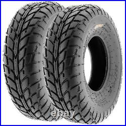 Set of 4, 22x7-10 & 20x10-9 Replacement ATV UTV 6 Ply Tires A021 by SunF