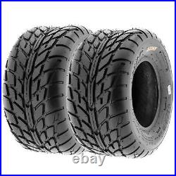 Set of 4, 22x7-10 & 20x10-9 Replacement ATV UTV 6 Ply Tires A021 by SunF