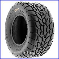 Set of 4, 22x7-10 & 20x10-9 Replacement ATV UTV 6 Ply Tires A021 by SunF