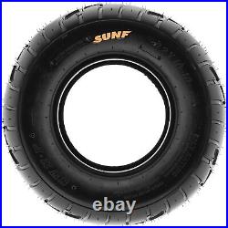 Set of 4, 22x8-12 & 22x10-12 Replacement ATV UTV Tires 6 Ply A021 by SunF