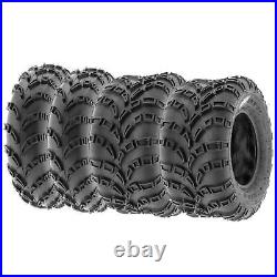 Set of 4, 23x7-10 & 22x10-10 Replacement ATV UTV 6 Ply Tires A028 by SunF