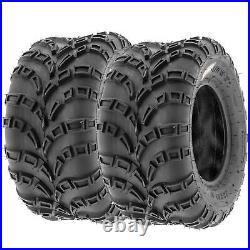 Set of 4, 23x7-10 & 22x10-10 Replacement ATV UTV 6 Ply Tires A028 by SunF