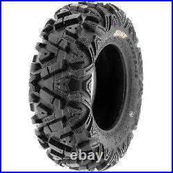 Set of 4, 24x8-11 & 24x10-11 Replacement ATV UTV SxS 6 Ply Tires A033 by SunF