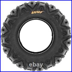 Set of 4, 24x8-11 & 24x10-11 Replacement ATV UTV SxS 6 Ply Tires A033 by SunF