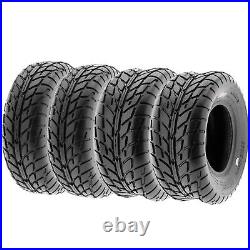 Set of 4, 25x8-12 & 25x11-12 Replacement ATV UTV 6 Ply Tires A021 by SunF