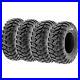 Set of 4, 25x8R12 & 25x10R12 Replacement ATV UTV Tires 6 Ply A043 by SunF