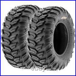 Set of 4, 25x8R12 & 25x10R12 Replacement ATV UTV Tires 6 Ply A043 by SunF