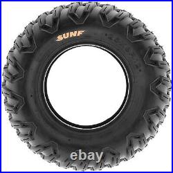 Set of 4, 25x8R12 & 25x10R12 Replacement ATV UTV Tires 6 Ply A043 by SunF