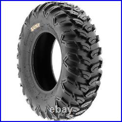 Set of 4, 25x8R12 & 25x10R12 Replacement ATV UTV Tires 6 Ply A043 by SunF