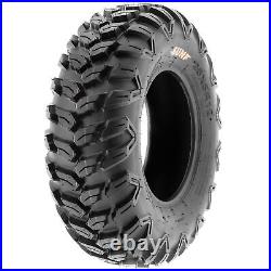 Set of 4, 25x8R12 & 25x10R12 Replacement ATV UTV Tires 6 Ply A043 by SunF