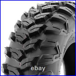 Set of 4, 25x8R12 & 25x10R12 Replacement ATV UTV Tires 6 Ply A043 by SunF