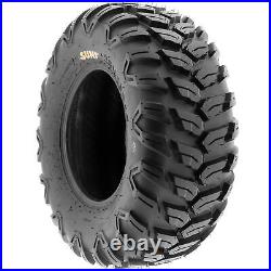 Set of 4, 25x8R12 & 25x10R12 Replacement ATV UTV Tires 6 Ply A043 by SunF