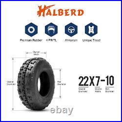 Set of 4 ATV Tires 22x7-10 20x11-10 Replacement Front Rear 22x7x10 20x11x10 Tire