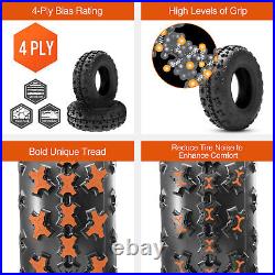 Set of 4 ATV Tires 22x7-10 20x11-10 Replacement Front Rear 22x7x10 20x11x10 Tire