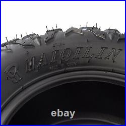 Set of 4 ATV Tires Front 25x8-12 25x8x12 & Rear 25x10-12 25x10x12 6PR Mud UTV