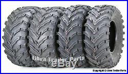 Set of 4 ATV/UTV Tires 25x8-12 Front 25x10-12 Rear 6PR 10272/273