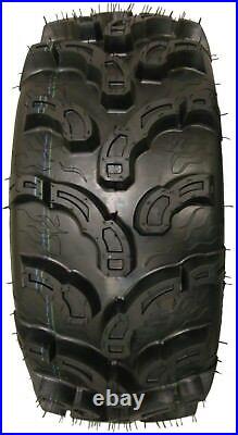 Set of 4 Premium ATV Tires 25x8-12 Front 25x10-12 Rear 6PR Ultra Deep Tread Mud