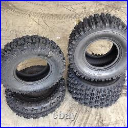 Set of 4 Quadboss Tires 4 ply (2) 21x7x10 (2)20x10x9