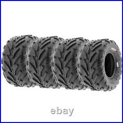 Set of 4 SunF 18x9.5-8 18x9.5x8 Sport ATV UTV Tires 6 Ply Off Road Tubeless A016
