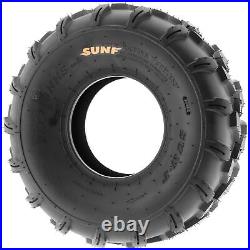 Set of 4 SunF 19x7-8 19x7x8 Sport ATV UTV Racing Tires All Terrain 6 PR A003