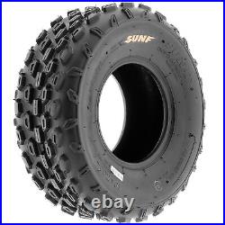 Set of 4, SunF 19x7-8 19x7x8 Sport ATV UTV Tires 6PR GNCC Racing Tubeless A015