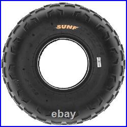 Set of 4 SunF 20x7-8 20x7x8 Sport ATV UTV Tires All Terrain Tubeless 4 PR A029