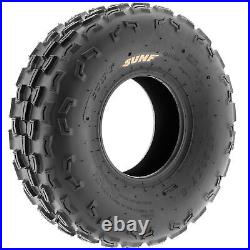 Set of 4 SunF 20x7-8 20x7x8 Sport ATV UTV Tires All Terrain Tubeless 4 PR A029