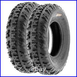 Set of 4 SunF 21x7-10 Front & 22x11-9 Rear Sport ATV UTV Tires Tubeless 6PR A031