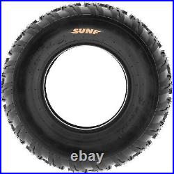 Set of 4 SunF 21x7-10 Front & 22x11-9 Rear Sport ATV UTV Tires Tubeless 6PR A031