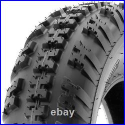 Set of 4 SunF 21x7-10 Front & 22x11-9 Rear Sport ATV UTV Tires Tubeless 6PR A031