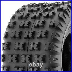 Set of 4 SunF 21x7-10 Front & 22x11-9 Rear Sport ATV UTV Tires Tubeless 6PR A031