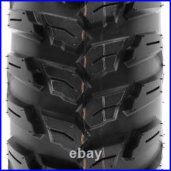 Set of 4, SunF 25x8R12 25x8-12 25x8x12 ATV UTV SxS All Trail AT Tires 6 Ply A043