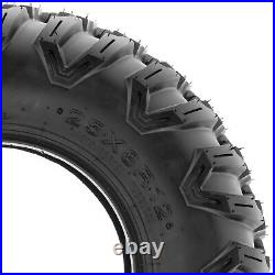 Set of 4, SunF 25x8R12 25x8-12 25x8x12 ATV UTV SxS All Trail AT Tires 6 Ply A043