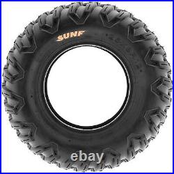 Set of 4, SunF 25x8R12 25x8-12 25x8x12 ATV UTV SxS All Trail AT Tires 6 Ply A043