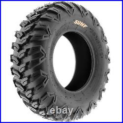 Set of 4, SunF 25x8R12 25x8-12 25x8x12 ATV UTV SxS All Trail AT Tires 6 Ply A043