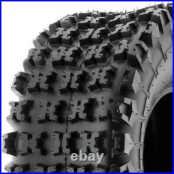 Set of 4, SunF ATV UTV Knobby Sport Tires 20x11-9 20x11x9 6 PR Tubeless A027