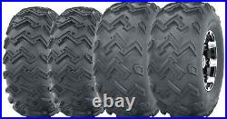 Set of 4 WANDA ATV UTV Tires 22x8-10 Front & 22x11-10 Rear 4PR