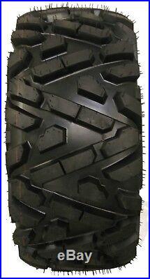 Set of 4 WANDA ATV/UTV Tires 24x8-12 Front & 24x9-11 Rear Solid Deep Tread