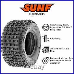 SunF 15x7-6 15x7x6 All Terrain ATV UTV Tire 6 PR A011 Set of 4