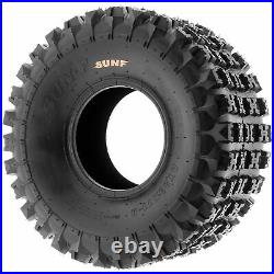 SunF 18x10.5-8 ATV Tires 18x10.5x8 All Terrain Tubeless 6 PR A027 Set of 2
