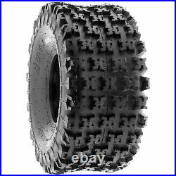 SunF 18x10.5-8 ATV Tires 18x10.5x8 All Terrain Tubeless 6 PR A027 Set of 2