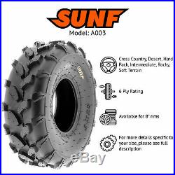 SunF 18x7-8 18x9.5-8 All Terrain ATV UTV Tires 6 PR Tubeless A003 Bundle