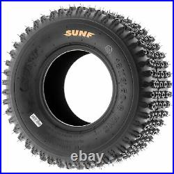 SunF 18x9.5-8 ATV Tires 18x9.5x8 Knobby Tubeless 6 PR A012 Set of 2